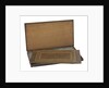 Folding model and plan of the 'Gurland' (1721) by unknown