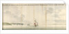 A prospect of the road and castle of Cowes by Thomas Phillips