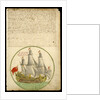 The 'Cadiz Merchant' under way, 1682 by Edward Barlow
