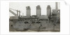 Battleship 'Danton' (Fr, 1909) showing midships turrets by unknown