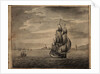 A view of the city of Leghorn, page from 'From Leghorn towards London in the ship 'Betsey'' by Nicholas Pocock, 1770 by Unknown
