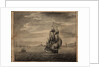 A view of the city of Leghorn, page from 'From Leghorn towards London in the ship 'Betsey'' by Nicholas Pocock, 1770 by Unknown