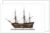 A contemporary full hull model of a 64-gun two-decker ship of the line (circa 1775) by unknown