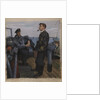 Captain and No 1 on Bridge of the 'Sabre' by William Dennis Dring
