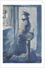 Informal pose in the wheelhouse by John Kingsley Cook