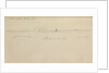 Note and sketch book by R.W. Whish, Indian Navy. by R.W. Whish