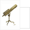 Portable reflector telescope by James Short