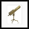 Portable reflector telescope by James Short