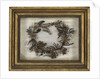 Wreath made from hair by Emma Hamilton