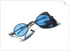 Snow goggles with blue lenses: Relic of Sir John Franklins last expedition 1845-1848 by Unknown