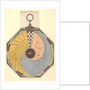 Volvelle to show how to find the time, in hours and minutes, in which the Moon reaches one of its aspects. The disc is fixed and is read by a wire in the centre by Peter Apian