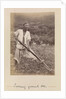 'Turning the ground over' A man with a foot plough by Sir Richard Vesey Hamilton