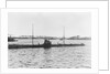 Photograph of U90 (1917). A port near beam from just forward of broadside view in 1917 by unknown
