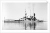 Photograph of battlecruiser HMS 'Repulse' (1916), a starboard quarter view, circa 1939 by unknown