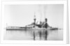 Photograph of battlecruiser HMS 'Repulse' (1916), a starboard quarter view, circa 1939 by unknown