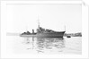 Destroyer HMS 'Matabele' (1937), moored in the Hamoaze near the Torpoint Ferry by Anonymous
