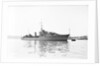 Destroyer HMS 'Matabele' (1937), moored in the Hamoaze near the Torpoint Ferry by Anonymous