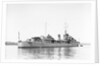 Destroyer HMS 'Matabele' (1937), moored in the Hamoaze near the Torpoint Ferry by Anonymous