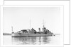 Destroyer HMS 'Matabele' (1937), moored in the Hamoaze near the Torpoint Ferry by Anonymous