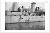 Scout cruiser HMS 'Skirmisher' (1905) close up amidships by unknown