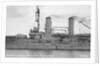 Battleship 'Tsessarevitch' (Ru, 1901) close-up amidships by unknown