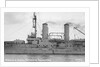 Battleship 'Tsessarevitch' (Ru, 1901) close-up amidships by unknown