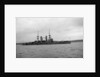 Battleship HMS 'Triumph' (1903), at anchor in the Firth of Forth by unknown