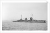 Moltke 65' (1910) German battlecruiser at anchor at Scapa Flow by unknown