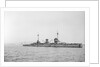 Moltke 65' (1910) German battlecruiser at anchor at Scapa Flow by unknown