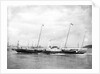 Royal yacht HMS 'Alberta' (GB, 1863) moored at Portsmouth by unknown