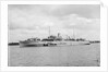 A port near beam from just forward of broadside view of 'Iris' (1917) by unknown