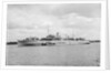 A port near beam from just forward of broadside view of 'Iris' (1917) by unknown