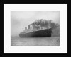 Training ship HMS Caledonia (1914) on 8th April 1937 sailing for Rosyth by unknown