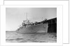 Photograph of starboard bow view of HMS 'Rhododendron' (1940) dated pre October 1942 alongside quay. Pendant K78. by unknown