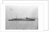 Destroyer depot ship, HMS 'Tyne' (1940) at anchor at Tail of the Bank off Greenock by Anonymous