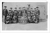 The Royal Marine Band with drums in the centre of the group on HMS 'Queen Elizabeth' (1913) by Commander Viscount Curzon