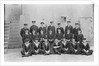 The gunnery staff with Lt. Com. T.H. Binney, Lt. H.R.G. Kinahan and Lt. H.B. Deedes of 'Queen Elizabeth' (1913) by unknown