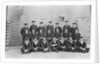 The gunnery staff with Lt. Com. T.H. Binney, Lt. H.R.G. Kinahan and Lt. H.B. Deedes of 'Queen Elizabeth' (1913) by unknown