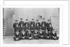The gunnery staff with Lt. Com. T.H. Binney, Lt. H.R.G. Kinahan and Lt. H.B. Deedes of 'Queen Elizabeth' (1913) by unknown