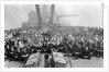 HMS 'Queen Elizabeth' (1913), crew gathered on the quarterdeck by unknown