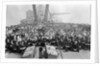 HMS 'Queen Elizabeth' (1913), crew gathered on the quarterdeck by unknown