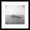 HMS 'Reclaim' (Br, 1948), under way, bound out from Portsmouth harbour, taken from Point Battery by unknown