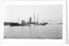 Fishery cruiser 'Muirchu' (Ih, 1908), ex 'Helga', with fishing vessels alongside by unknown