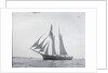 A port side view, taken from well ahead of the beam, of the two masted topsail by Unknown