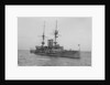 Battleship HMS 'Goliath' (1898) at anchor by unknown