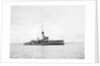Dreadnought battleship HMS 'Hercules' in 1913, at anchor with awnings amidships and aft by unknown