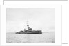 Dreadnought battleship HMS 'Hercules' in 1913, at anchor with awnings amidships and aft by unknown