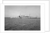 Heavy cruiser HMS 'Sussex' (1928) at anchor by unknown
