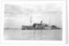 HMS 'Titania' (1915) submarine depot ship, moored at Portland by unknown