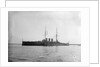 Armoured cruiser 'Rurik' (Ru, 1906) at anchor at Portland with awning rigged aft by unknown